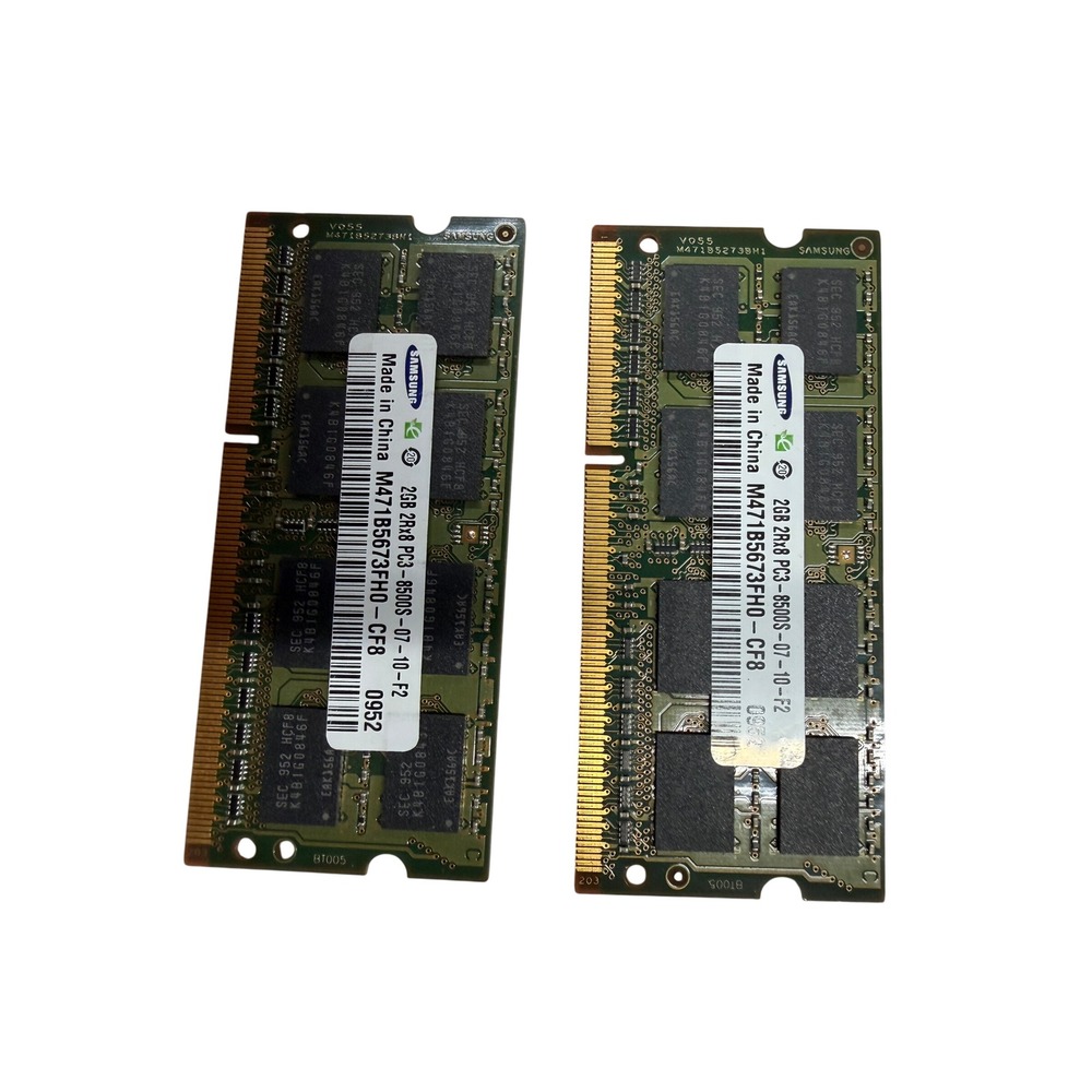 Samsung 4GB 2x2GB DDR3 Laptop RAM
